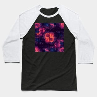 Boundless Expanse - Infinite Space Seamless Pattern Baseball T-Shirt